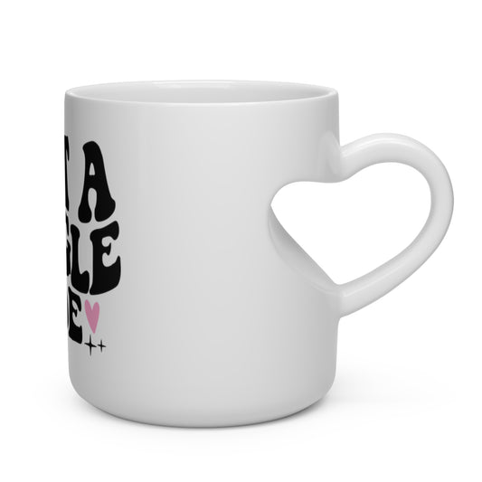 Single Hoe Heart Shape Mug