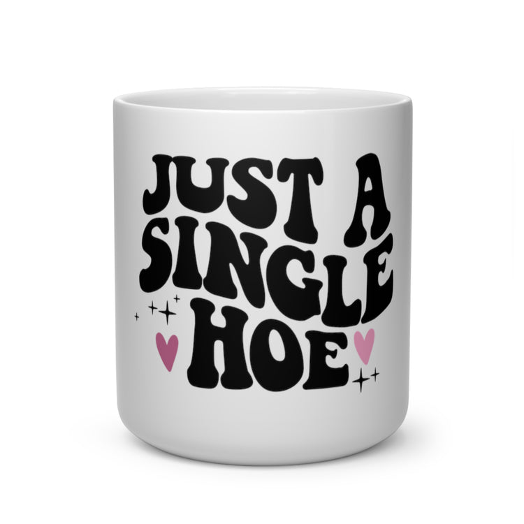 Single Hoe Heart Shape Mug