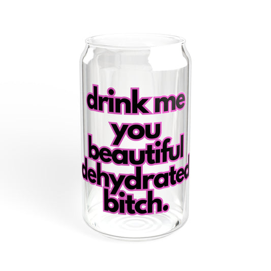 Drink me glass, 16oz