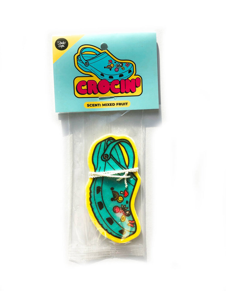 Crocin' Croc Air Freshener: Air freshener + packaging