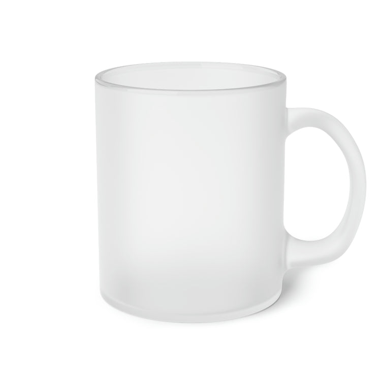 Frosted Single Hoe Glass Mug